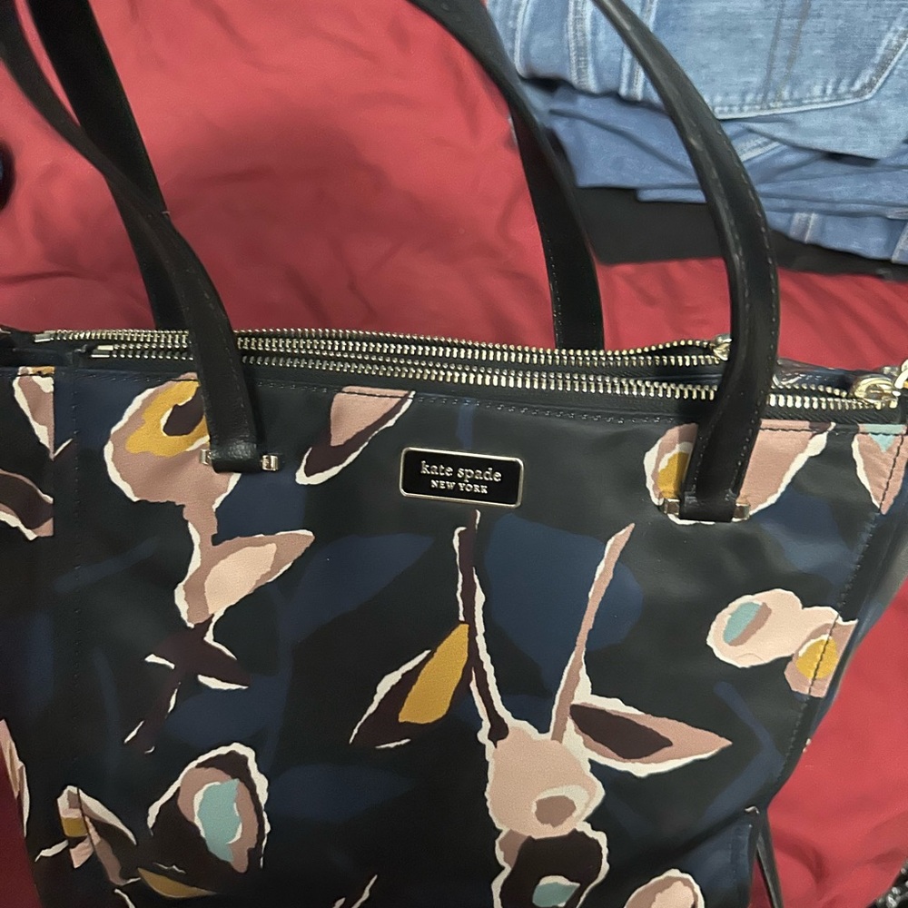 Kate Spade Black and Blue Tote